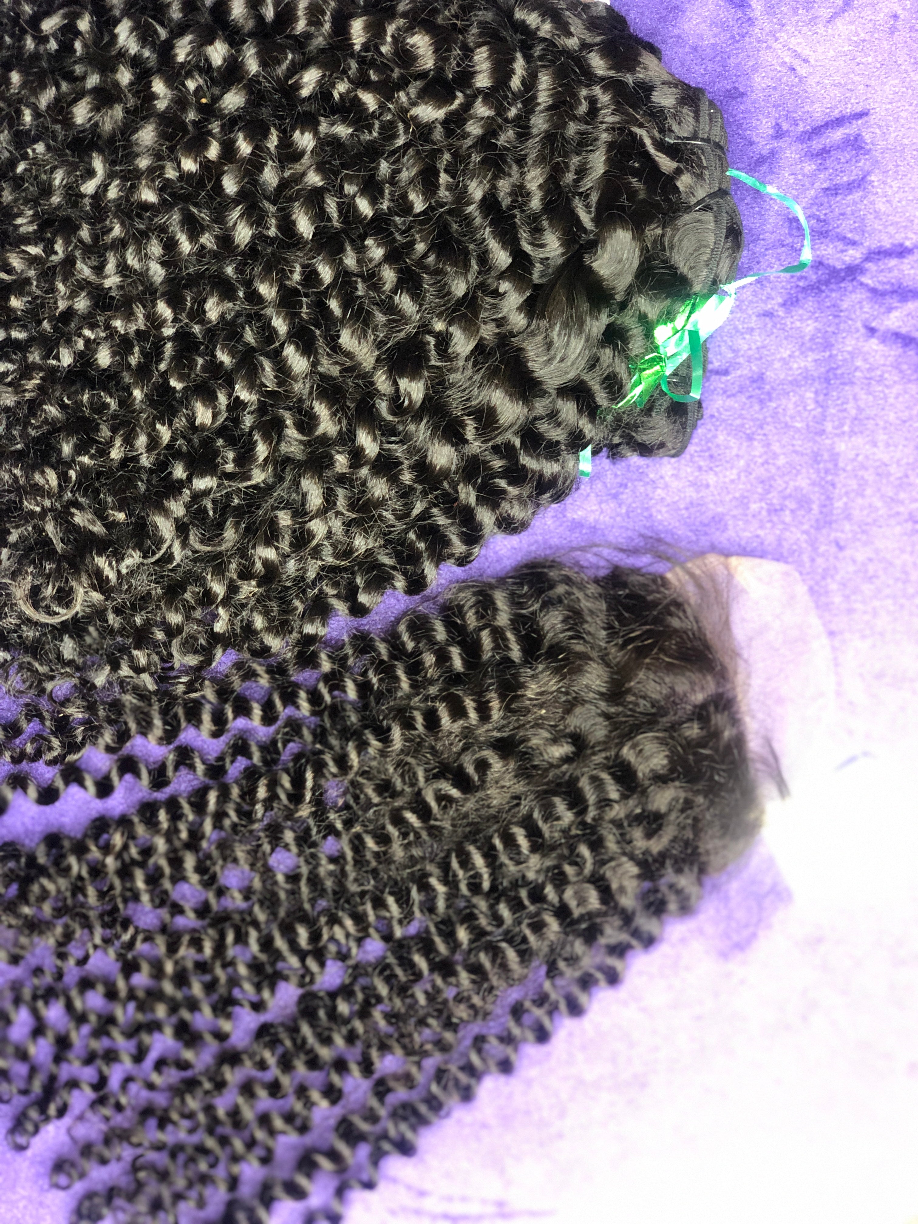 Raw Indian Deep Coil Curl | Closure | Goddess Collection