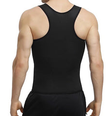 GLOBAL BODY Men's Sweat Zipper Vest